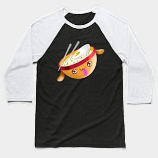 Yummy Doggy Ramen bowl Baseball T-Shirt